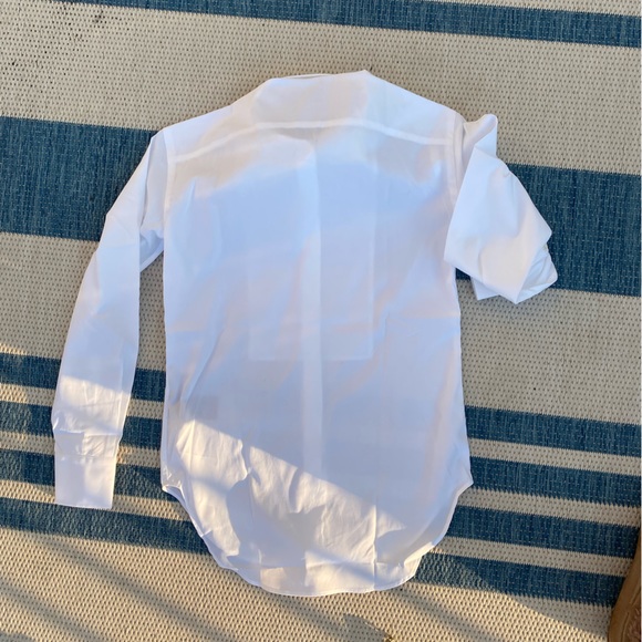 NWT Burberry Crisp White Button down Shirt! Size small - Picture 4 of 16